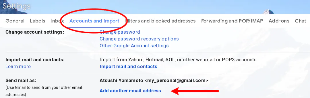 Add email